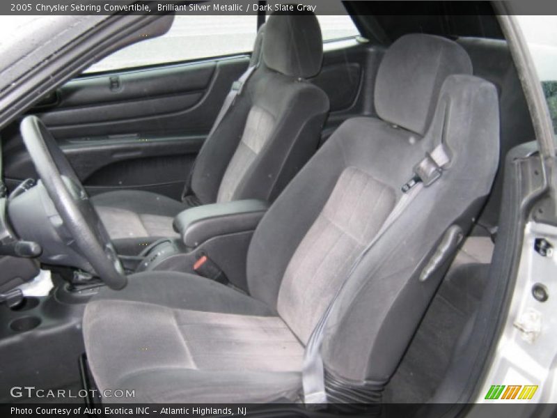 Brilliant Silver Metallic / Dark Slate Gray 2005 Chrysler Sebring Convertible