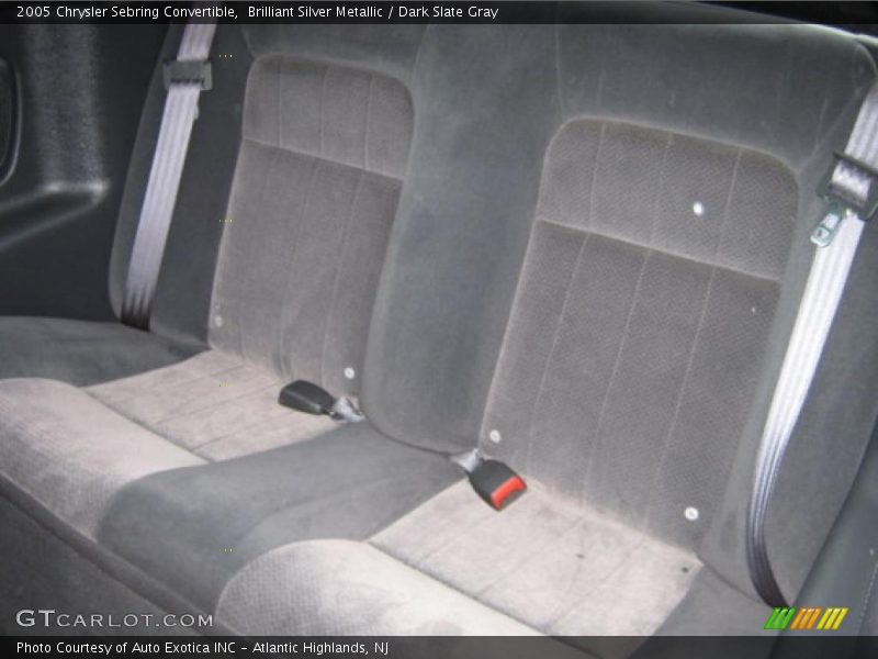 Brilliant Silver Metallic / Dark Slate Gray 2005 Chrysler Sebring Convertible