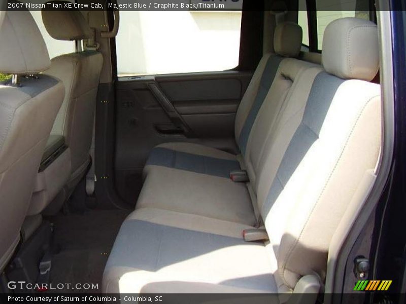 Majestic Blue / Graphite Black/Titanium 2007 Nissan Titan XE Crew Cab