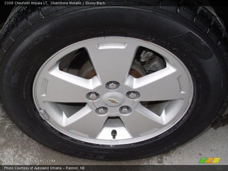 Silverstone Metallic / Ebony Black 2008 Chevrolet Impala LT
