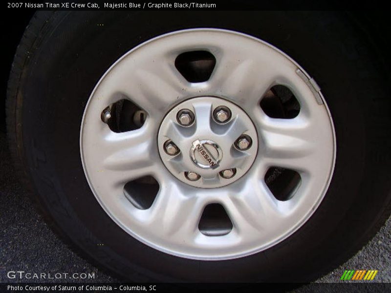 Majestic Blue / Graphite Black/Titanium 2007 Nissan Titan XE Crew Cab