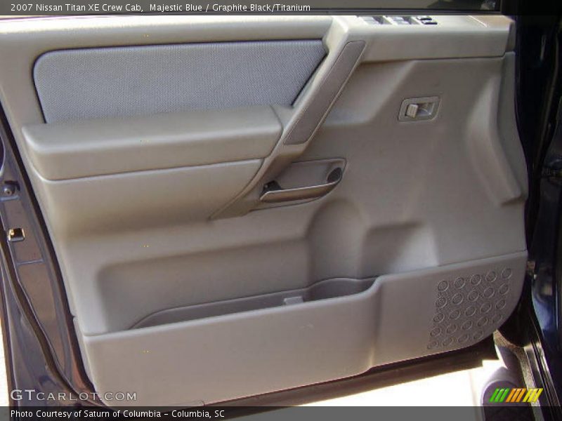 Majestic Blue / Graphite Black/Titanium 2007 Nissan Titan XE Crew Cab