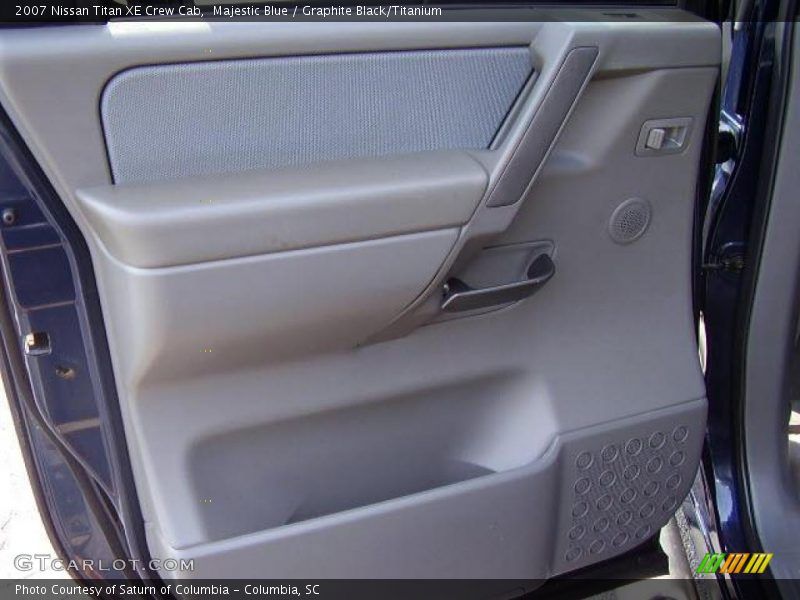 Majestic Blue / Graphite Black/Titanium 2007 Nissan Titan XE Crew Cab