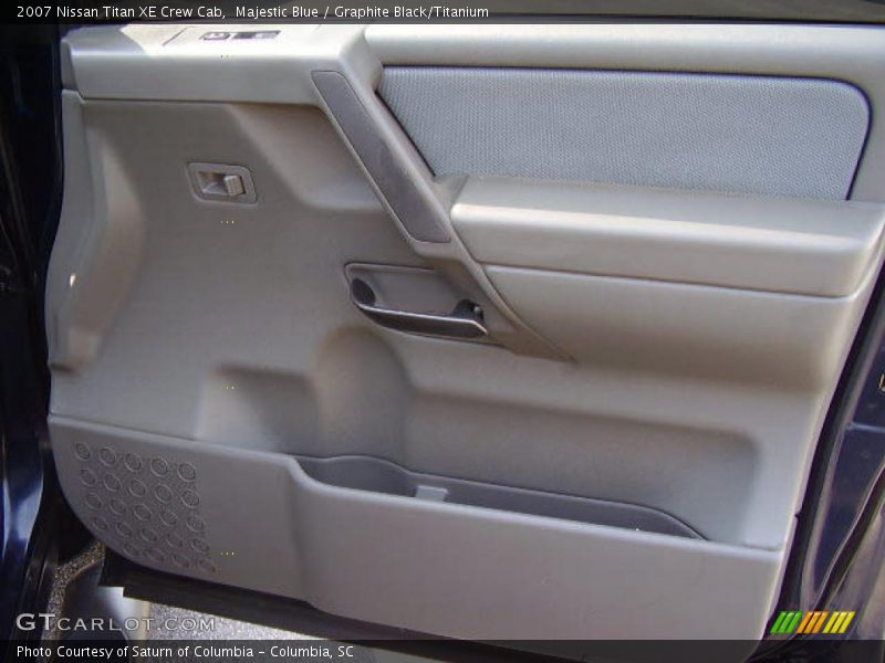 Majestic Blue / Graphite Black/Titanium 2007 Nissan Titan XE Crew Cab