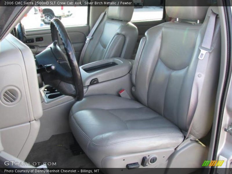 Silver Birch Metallic / Pewter 2006 GMC Sierra 2500HD SLT Crew Cab 4x4