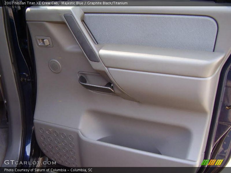Majestic Blue / Graphite Black/Titanium 2007 Nissan Titan XE Crew Cab