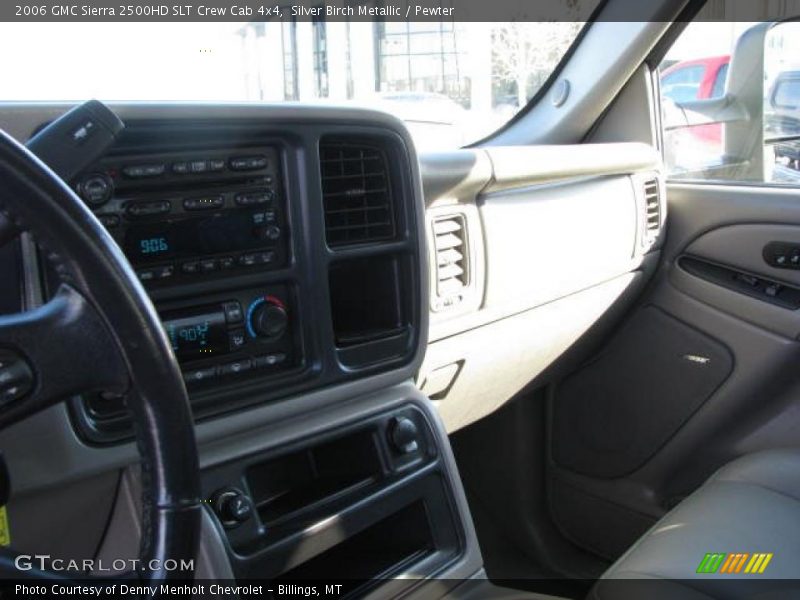 Silver Birch Metallic / Pewter 2006 GMC Sierra 2500HD SLT Crew Cab 4x4