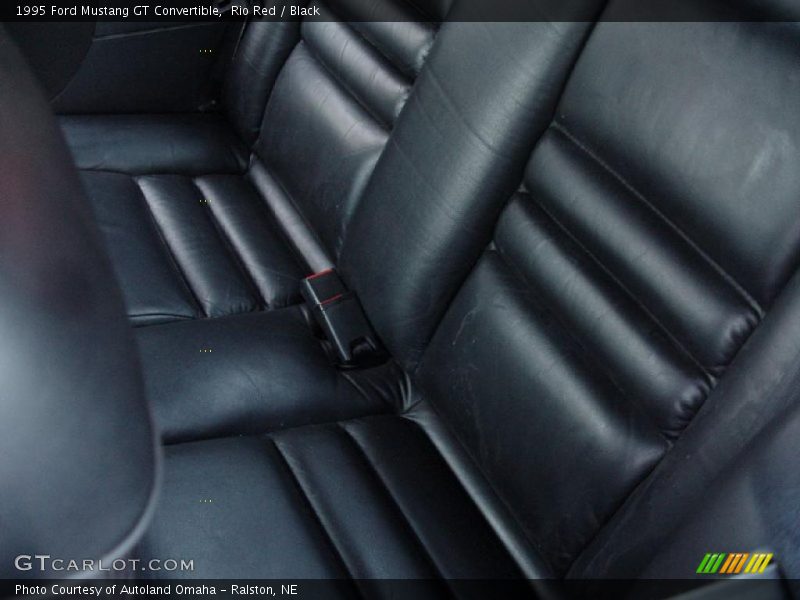 Rio Red / Black 1995 Ford Mustang GT Convertible