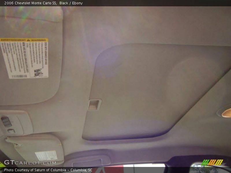 Black / Ebony 2006 Chevrolet Monte Carlo SS
