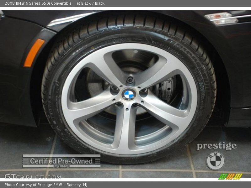 Jet Black / Black 2008 BMW 6 Series 650i Convertible