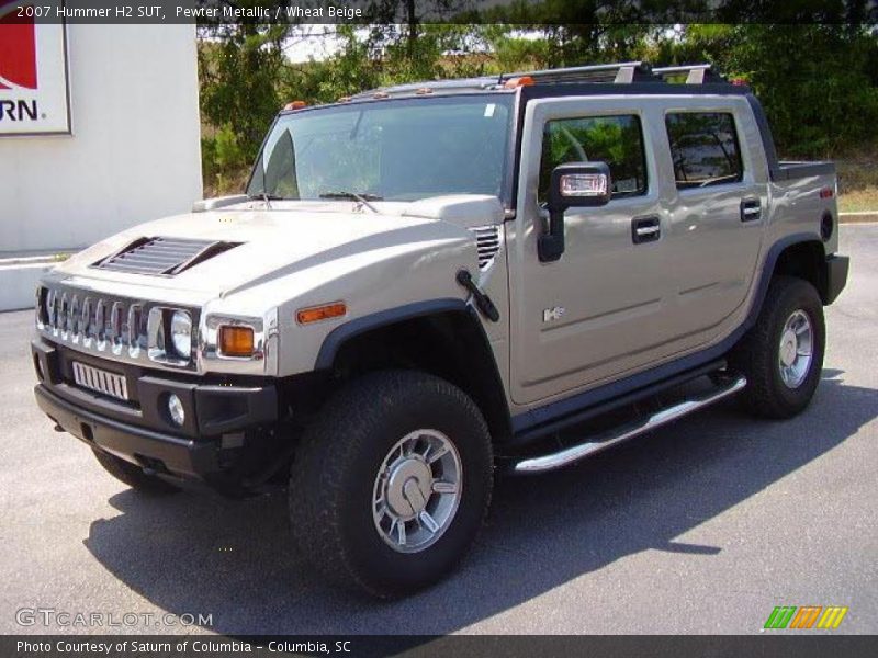 Pewter Metallic / Wheat Beige 2007 Hummer H2 SUT