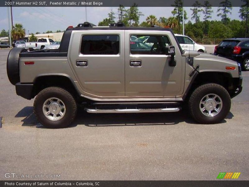 Pewter Metallic / Wheat Beige 2007 Hummer H2 SUT