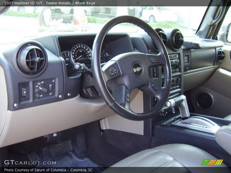 Pewter Metallic / Wheat Beige 2007 Hummer H2 SUT