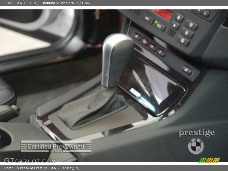 Titanium Silver Metallic / Grey 2007 BMW X3 3.0si