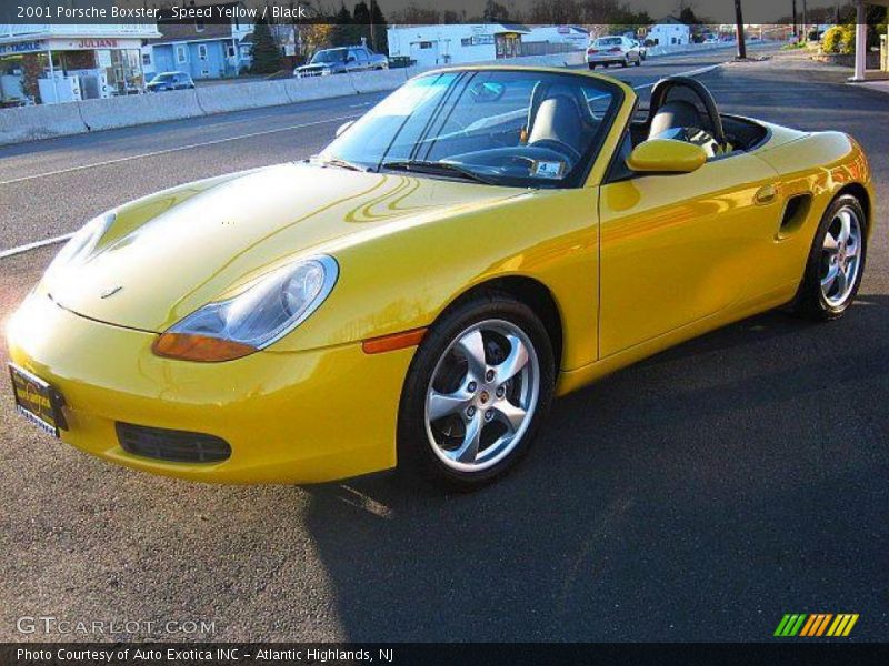 Speed Yellow / Black 2001 Porsche Boxster