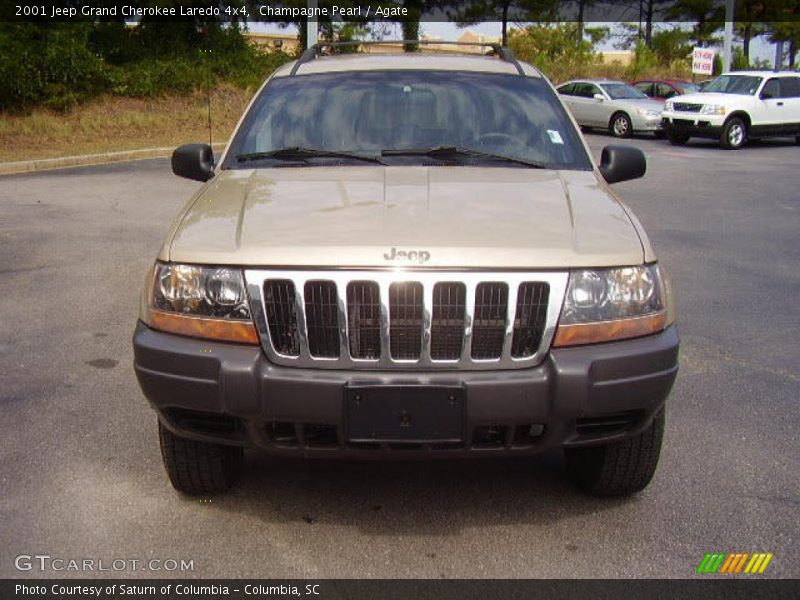 Champagne Pearl / Agate 2001 Jeep Grand Cherokee Laredo 4x4