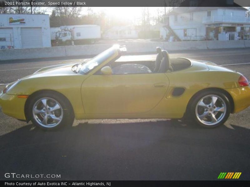 Speed Yellow / Black 2001 Porsche Boxster
