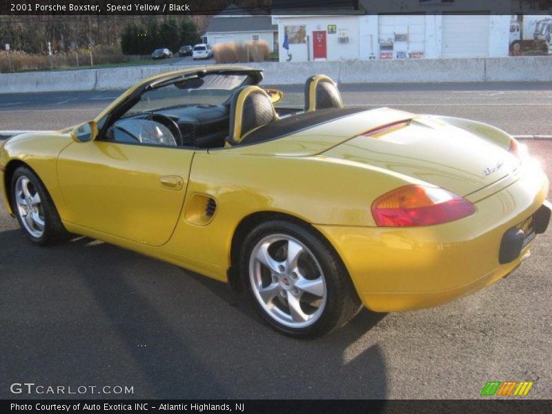 Speed Yellow / Black 2001 Porsche Boxster