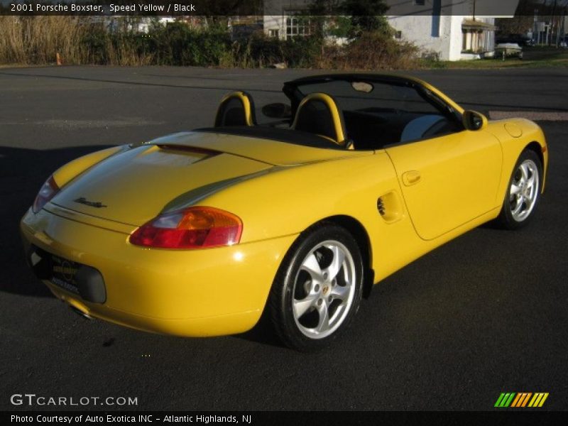 Speed Yellow / Black 2001 Porsche Boxster