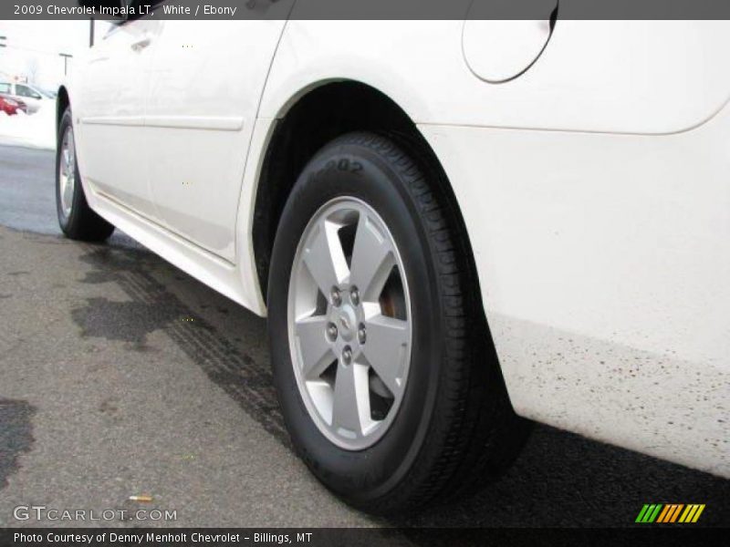 White / Ebony 2009 Chevrolet Impala LT