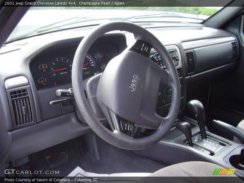 Champagne Pearl / Agate 2001 Jeep Grand Cherokee Laredo 4x4