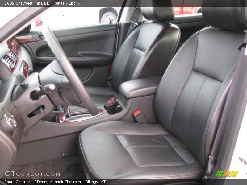 White / Ebony 2009 Chevrolet Impala LT