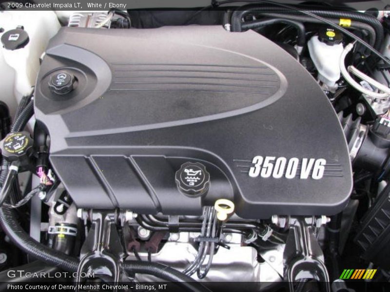 White / Ebony 2009 Chevrolet Impala LT