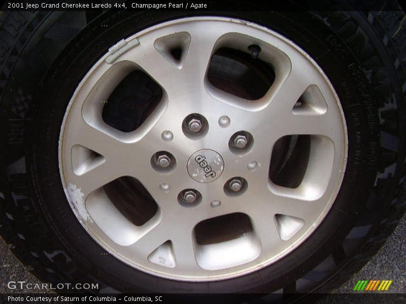Champagne Pearl / Agate 2001 Jeep Grand Cherokee Laredo 4x4