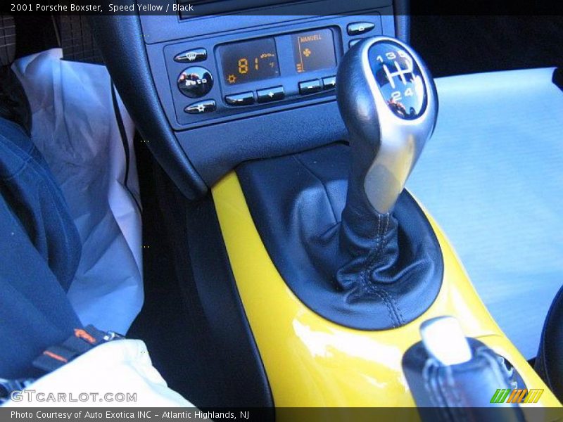 Speed Yellow / Black 2001 Porsche Boxster
