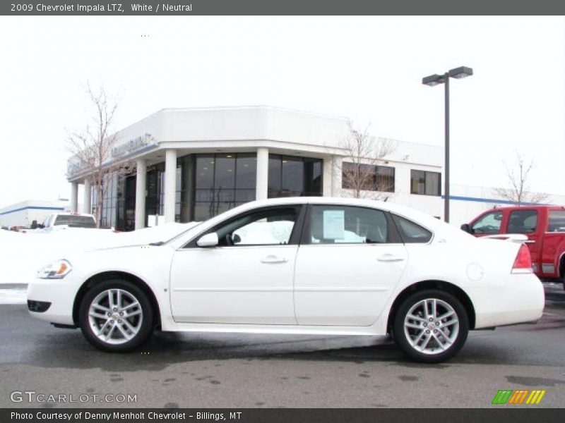 White / Neutral 2009 Chevrolet Impala LTZ