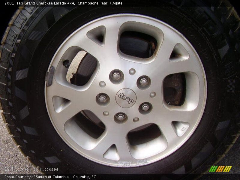 Champagne Pearl / Agate 2001 Jeep Grand Cherokee Laredo 4x4