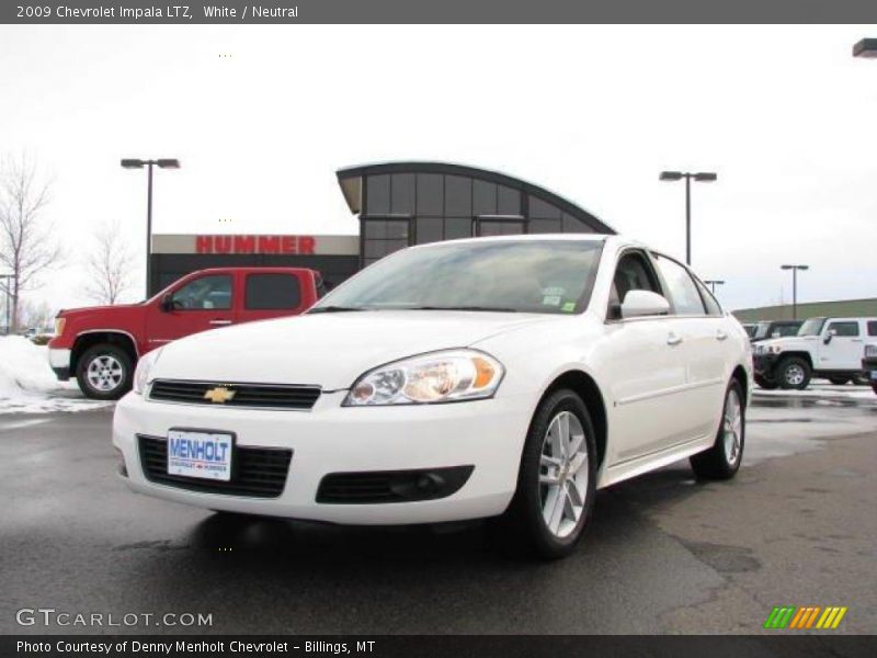White / Neutral 2009 Chevrolet Impala LTZ