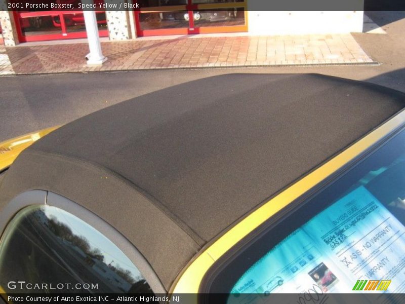 Speed Yellow / Black 2001 Porsche Boxster