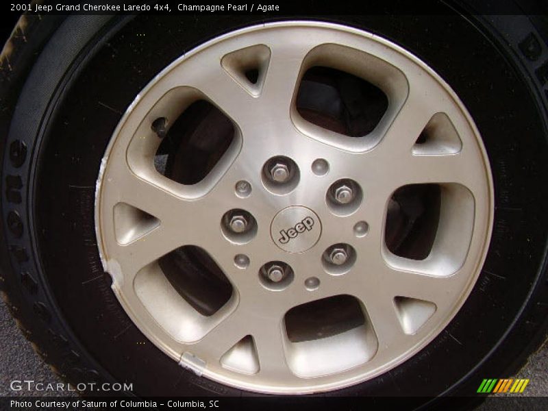 Champagne Pearl / Agate 2001 Jeep Grand Cherokee Laredo 4x4