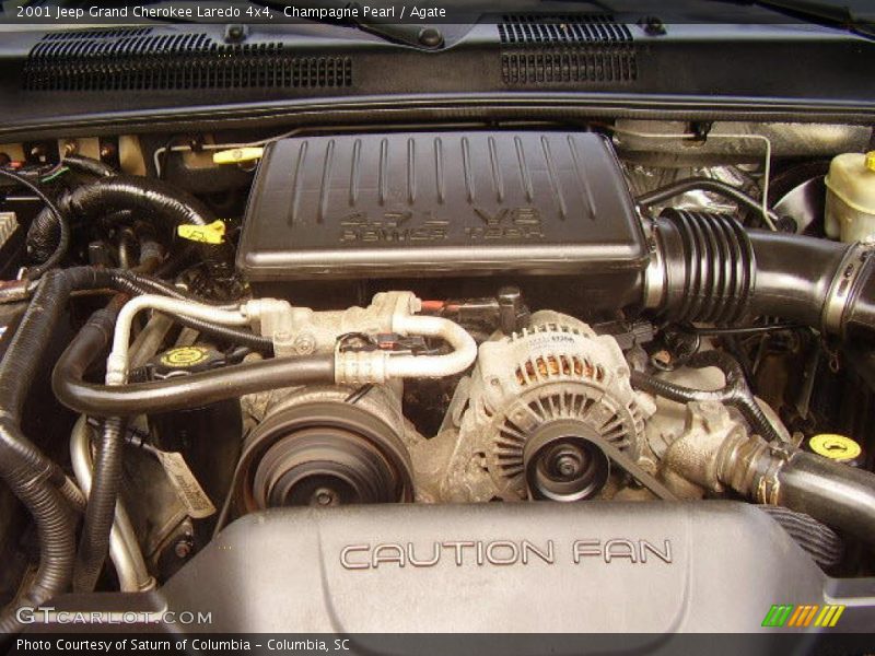 Champagne Pearl / Agate 2001 Jeep Grand Cherokee Laredo 4x4