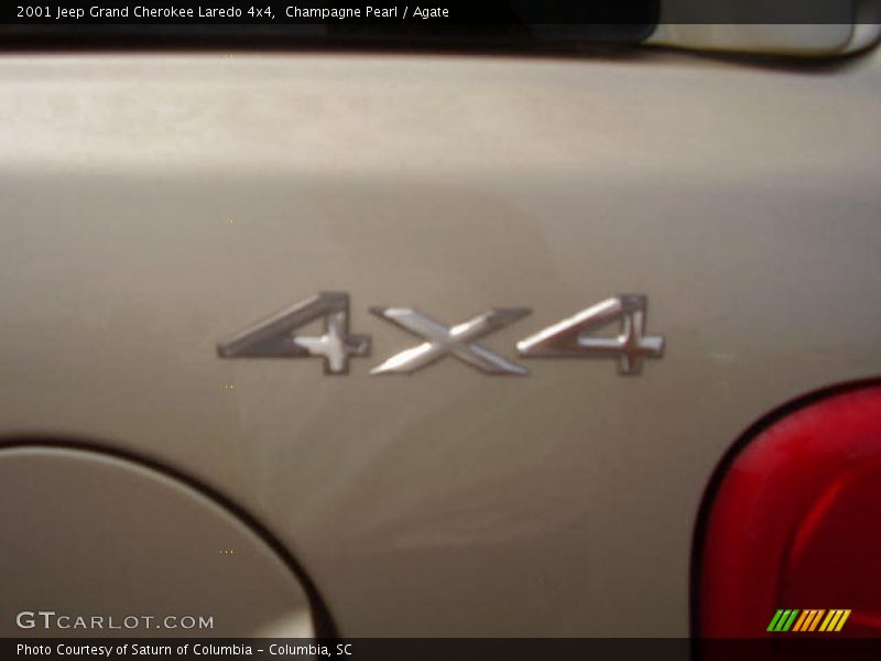 Champagne Pearl / Agate 2001 Jeep Grand Cherokee Laredo 4x4
