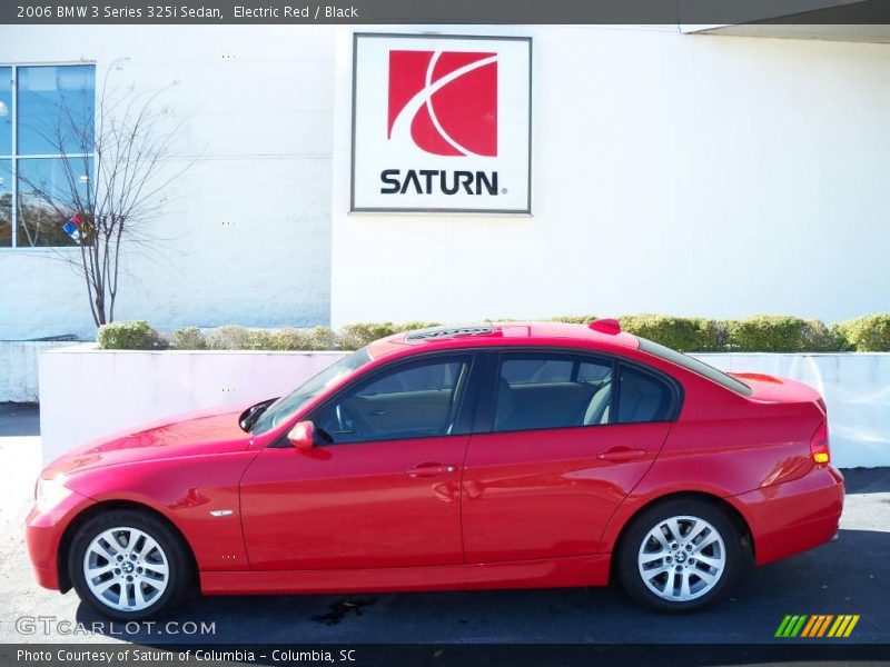Electric Red / Black 2006 BMW 3 Series 325i Sedan