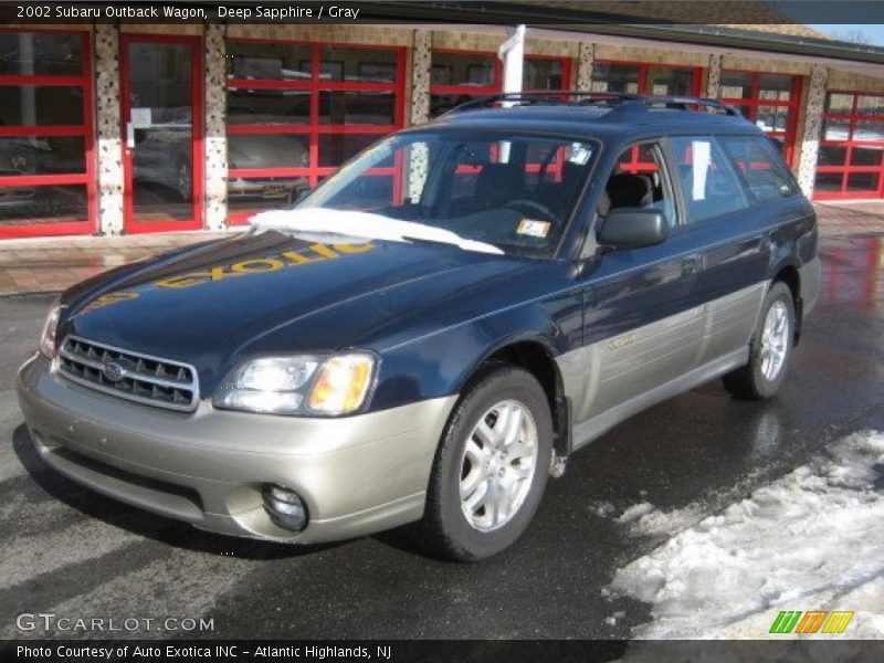 Deep Sapphire / Gray 2002 Subaru Outback Wagon