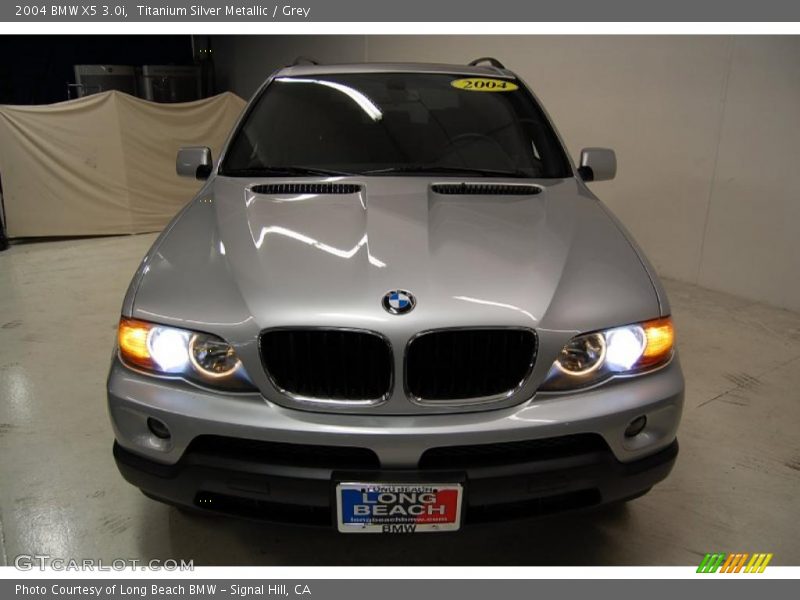 Titanium Silver Metallic / Grey 2004 BMW X5 3.0i
