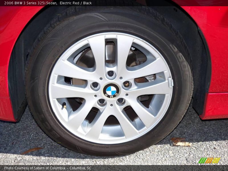 Electric Red / Black 2006 BMW 3 Series 325i Sedan