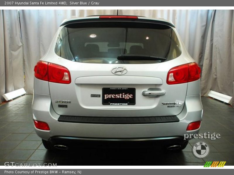 Silver Blue / Gray 2007 Hyundai Santa Fe Limited 4WD