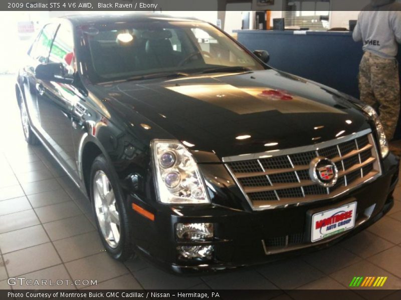 Black Raven / Ebony 2009 Cadillac STS 4 V6 AWD