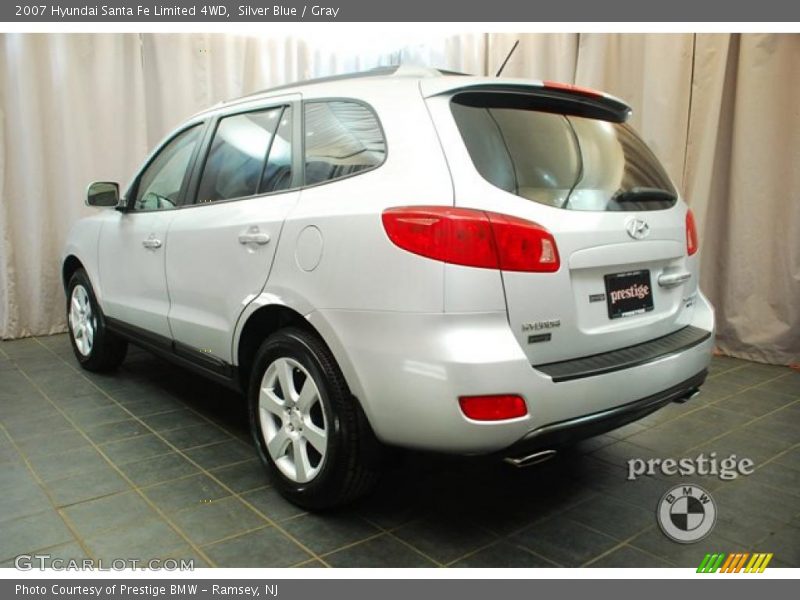 Silver Blue / Gray 2007 Hyundai Santa Fe Limited 4WD