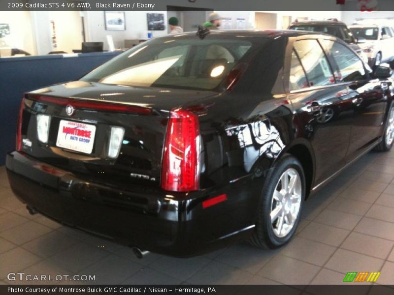 Black Raven / Ebony 2009 Cadillac STS 4 V6 AWD