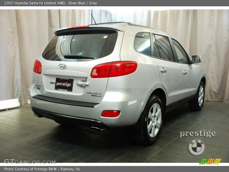 Silver Blue / Gray 2007 Hyundai Santa Fe Limited 4WD