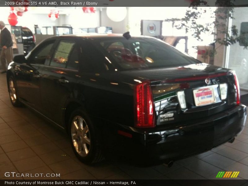 Black Raven / Ebony 2009 Cadillac STS 4 V6 AWD