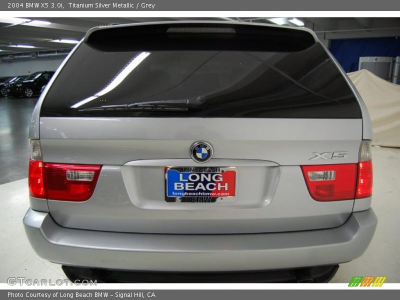 Titanium Silver Metallic / Grey 2004 BMW X5 3.0i