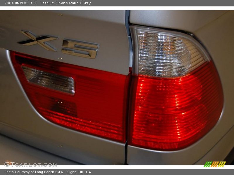 Titanium Silver Metallic / Grey 2004 BMW X5 3.0i