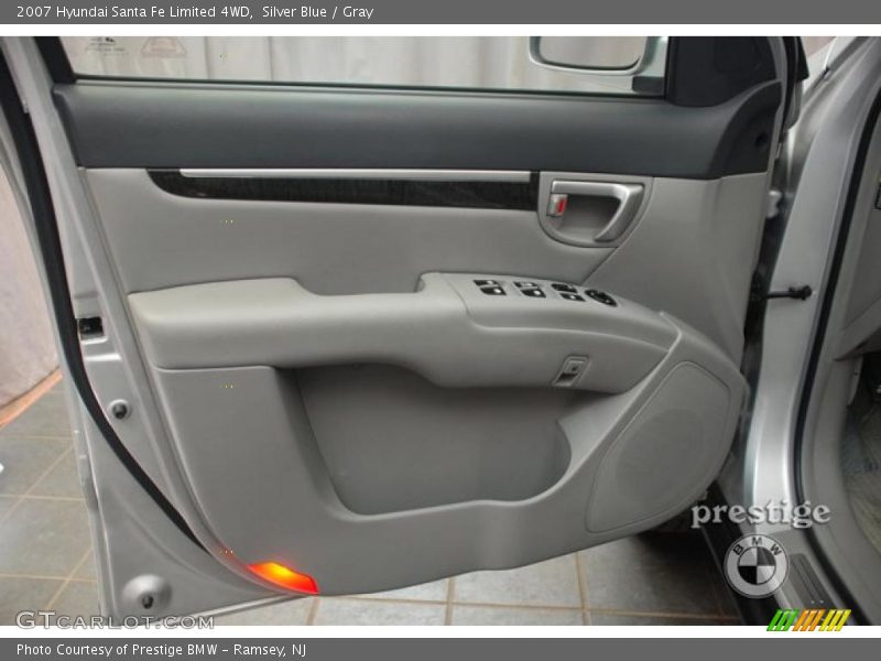 Silver Blue / Gray 2007 Hyundai Santa Fe Limited 4WD