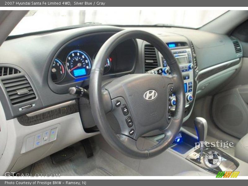 Silver Blue / Gray 2007 Hyundai Santa Fe Limited 4WD